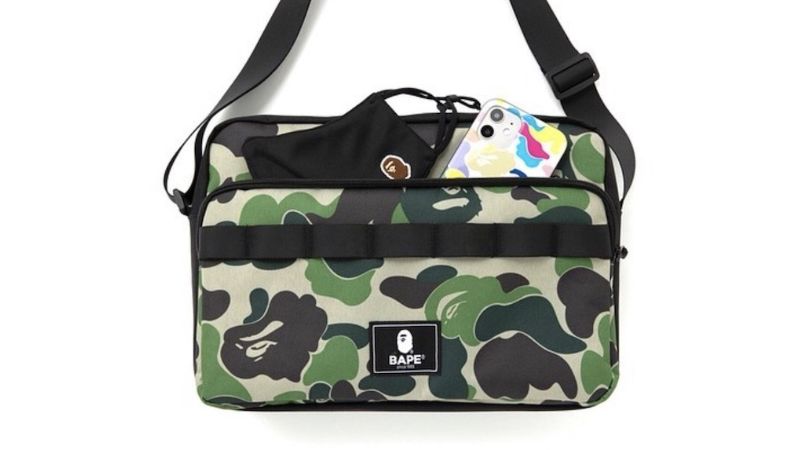 Bathing ape messenger bag on sale