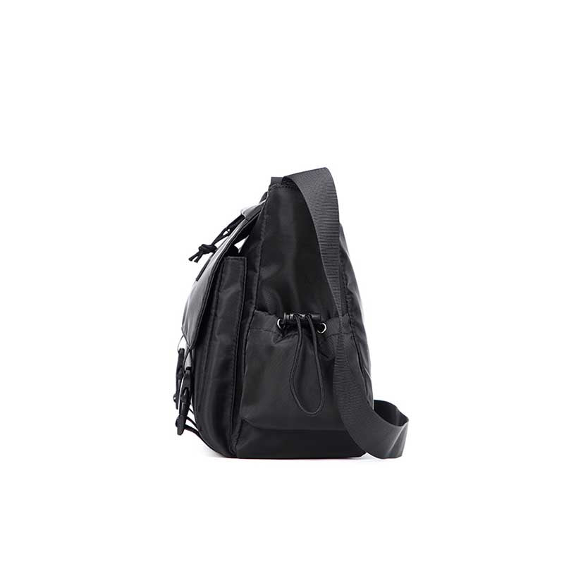 Black-Convenient-Messenger-Bag-Side