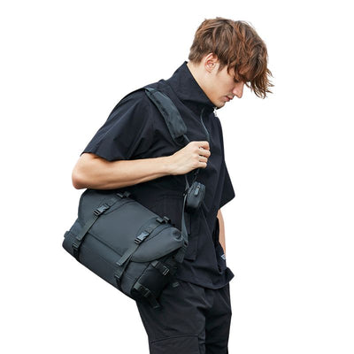 Black-Tactical-Messenger-Bag-Wear-By-Model