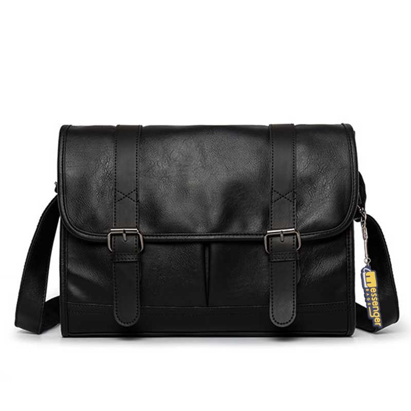 Faux-Leather-Messenger-Bag-Front