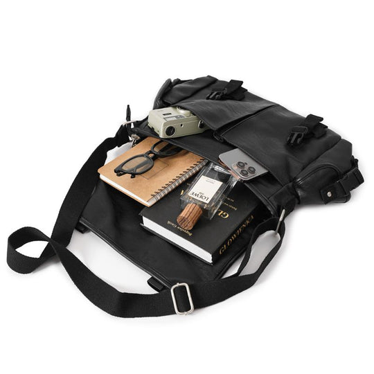 Leather Messenger Amazon Mens Bags Men's Genuine Leather Small