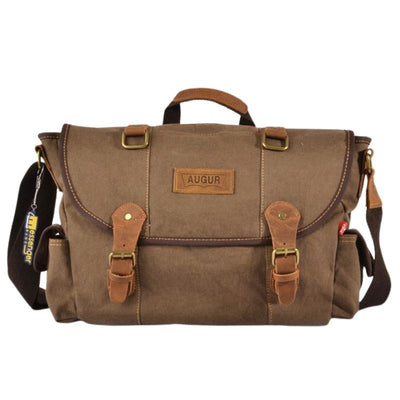 Large-Traditional-Canvas-Messenger-Bag-Front-Brown