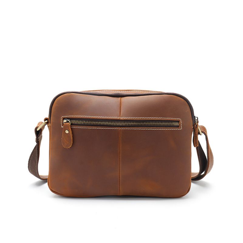 Small-Cow-Leather-Crossbody-Bag-brown-color-back-view