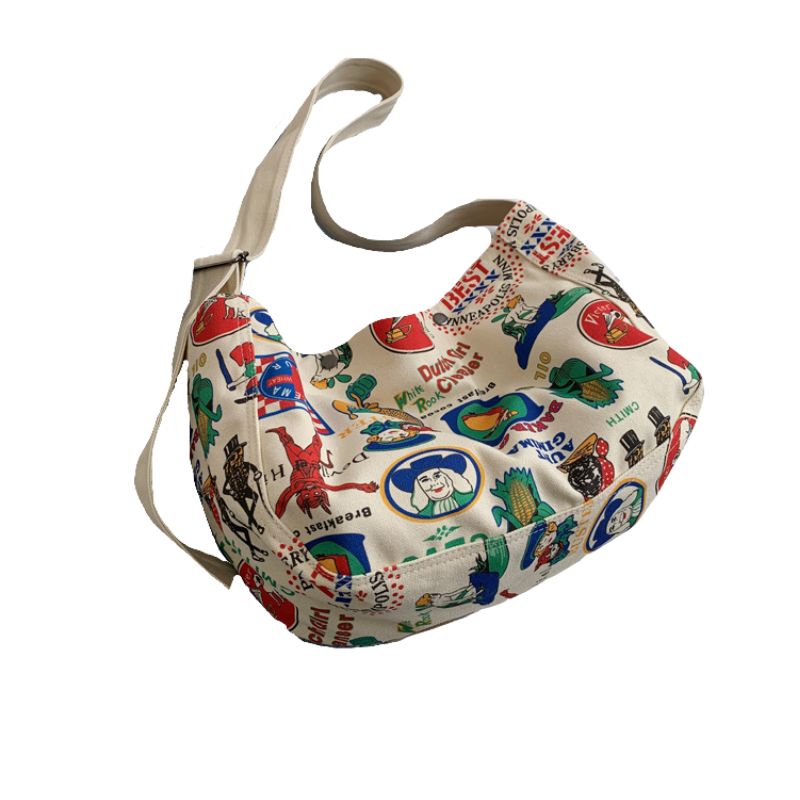 Vintage LL Bean canvas Mini crossbody purse bag brown adjustable boho  hiking | eBay